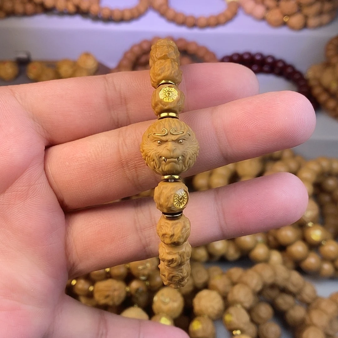 郭***旭手串猴头核桃全品小龙蛇 大圣