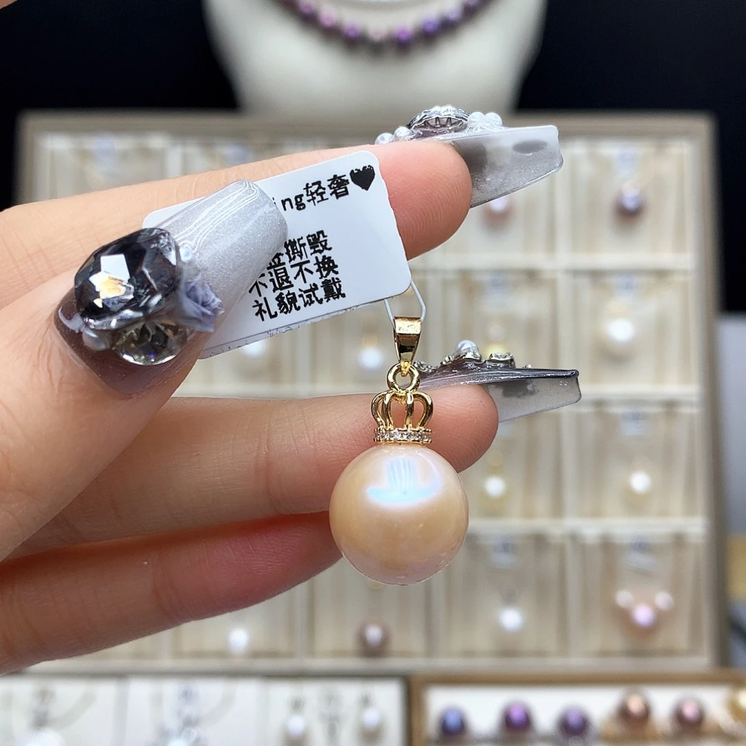 颈饰淡水珍珠合金