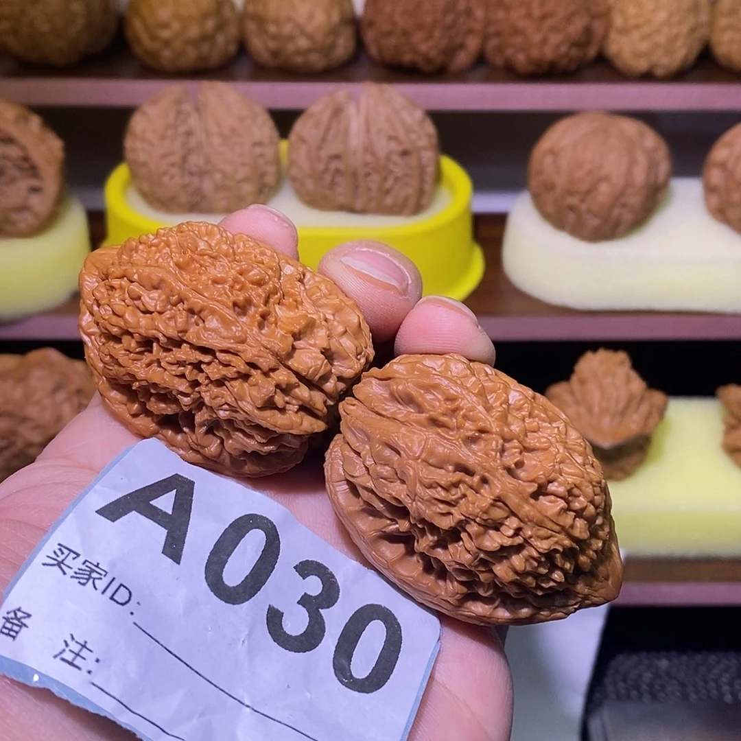 文玩核桃把件36大蒜头