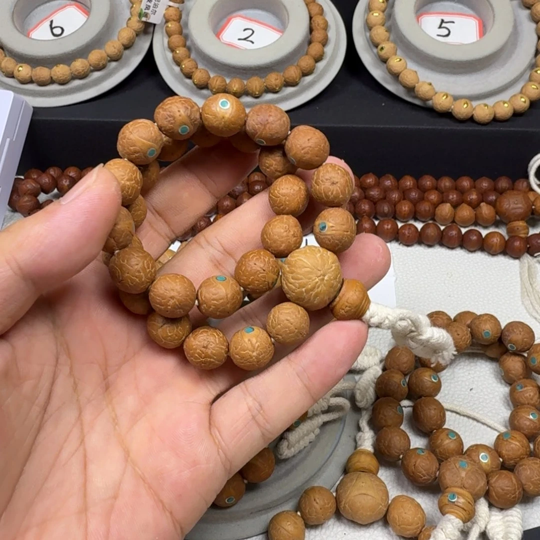 凤眼菩提吊坠深*王12mm凤眼手串松