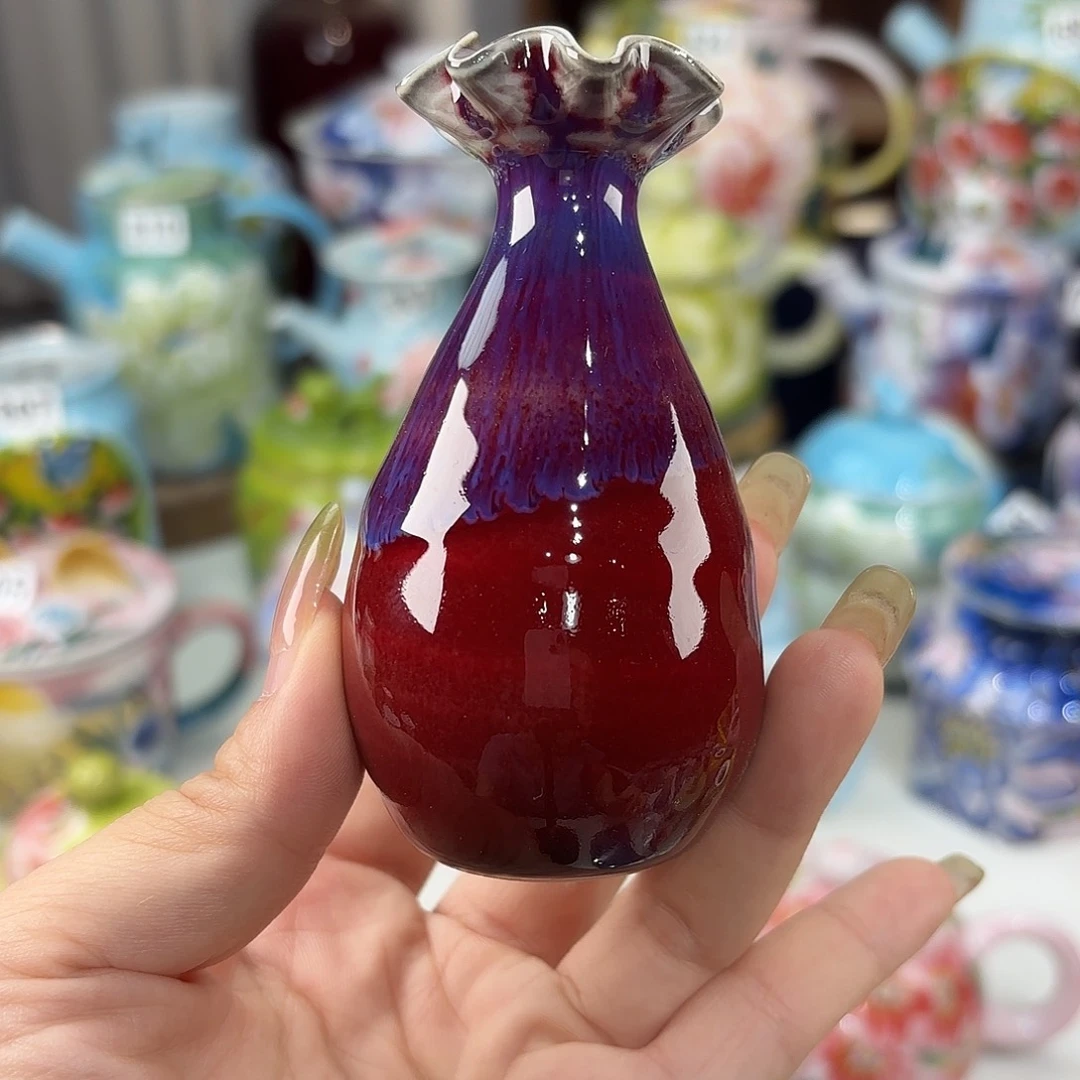 景德镇手绘高温釉下彩陶瓷茶具