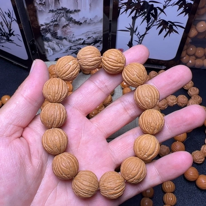 猴头核桃手串素串