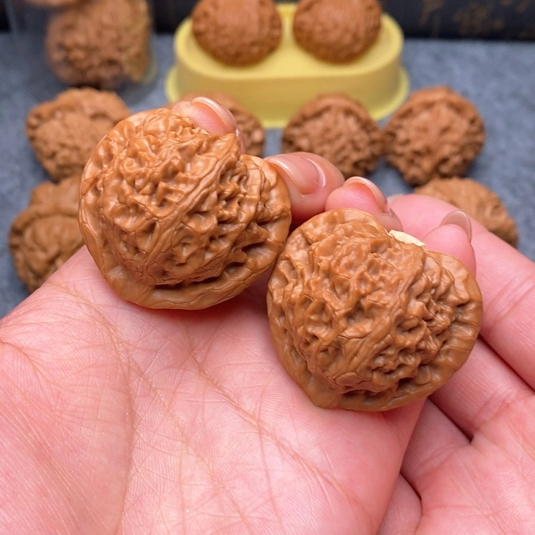 文玩核桃把件 宫灯40全