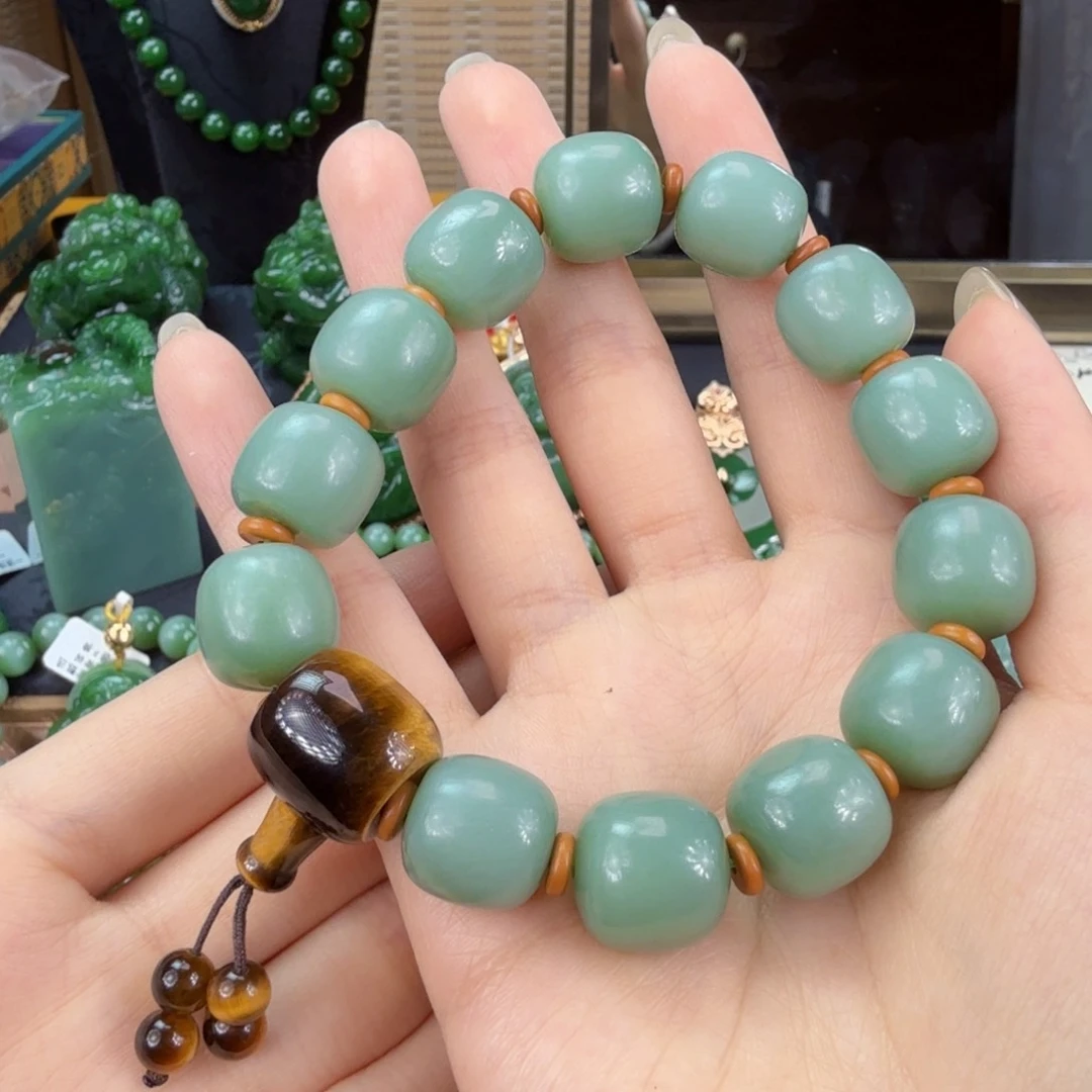 和田玉（碧玉）手串未镶嵌