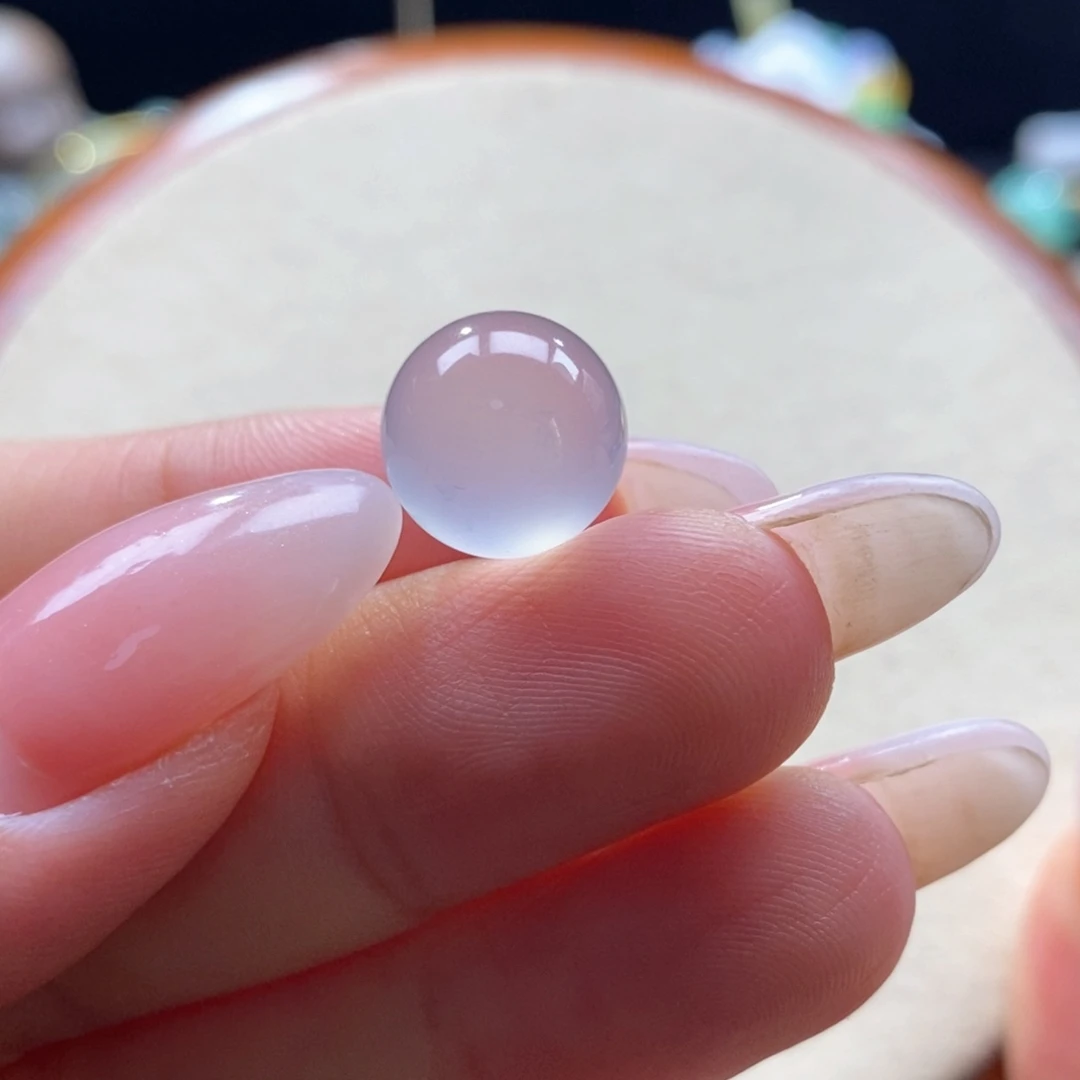 翡翠未镶嵌颈饰翡翠高冰珠卡12+