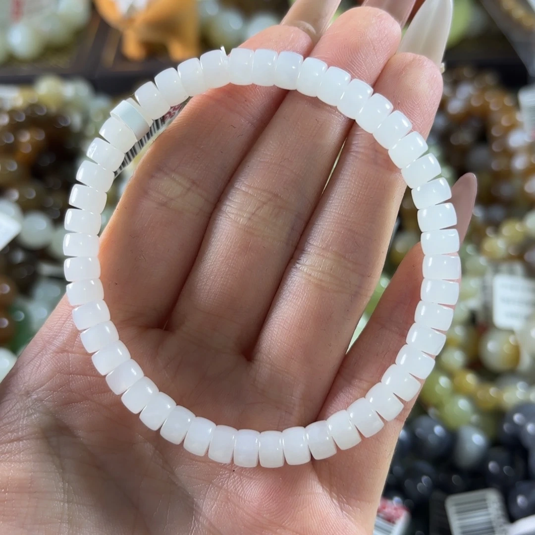 和田玉未镶嵌手链185