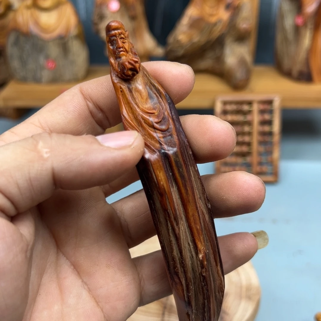 阿***发木崖柏木摆件手把件
