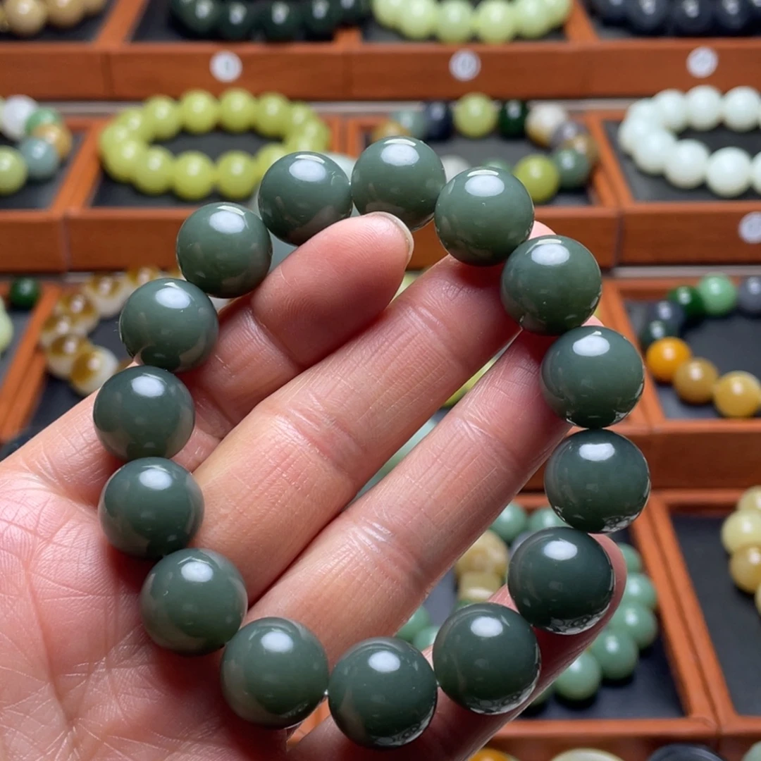 和田玉未镶嵌手串