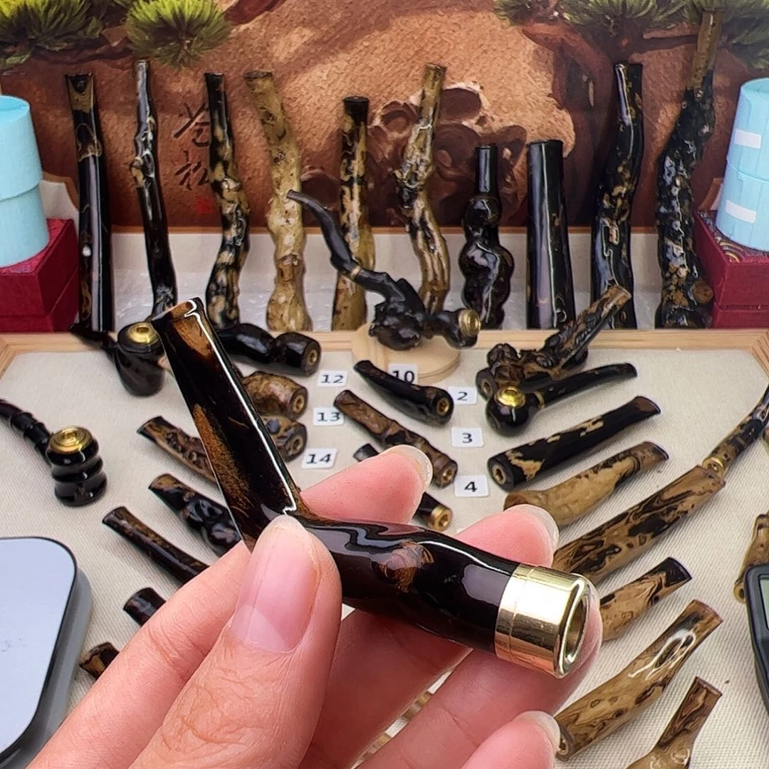 艾***丁 海小柳血柳光面烟嘴