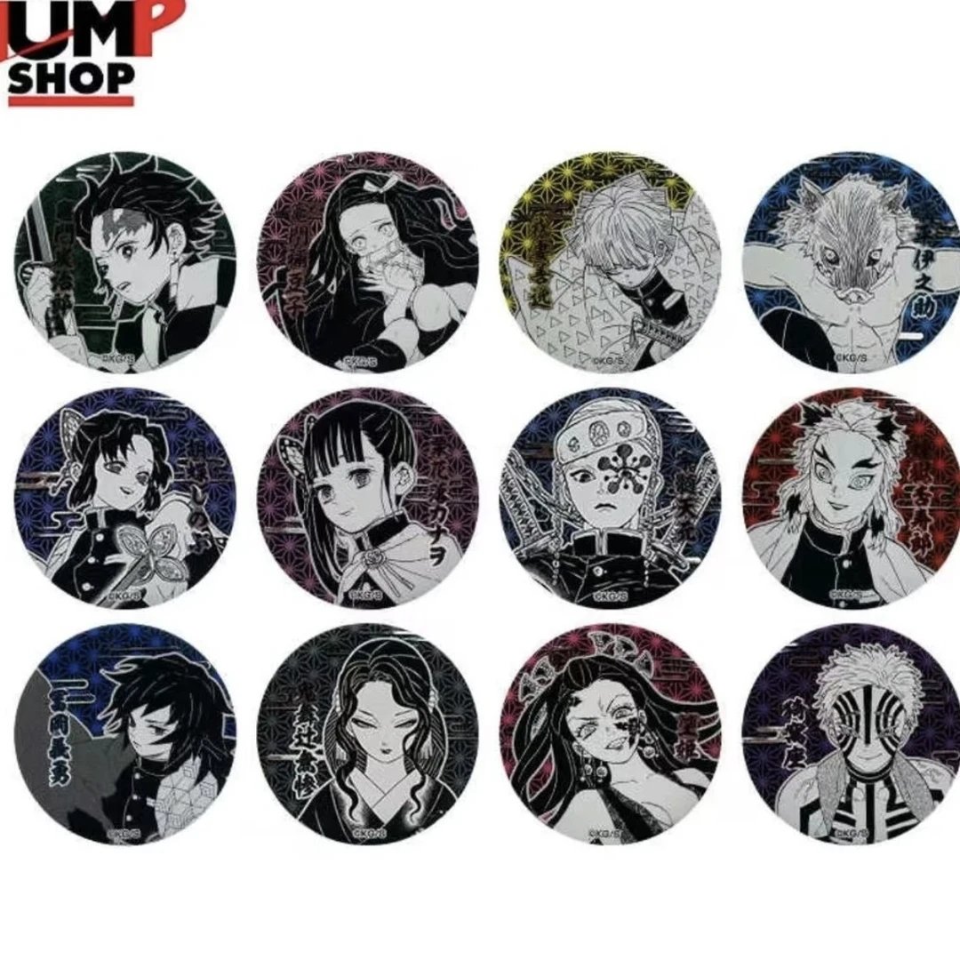 【霄霄谷子】鬼灭之刃js浮雕吧唧 盲盒代拆