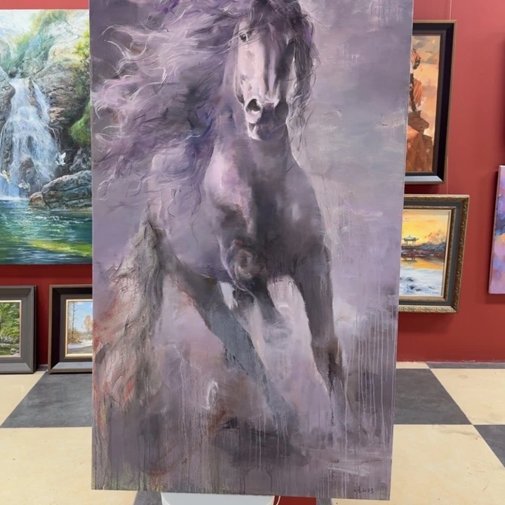 油画安*吉艺术家原创油画