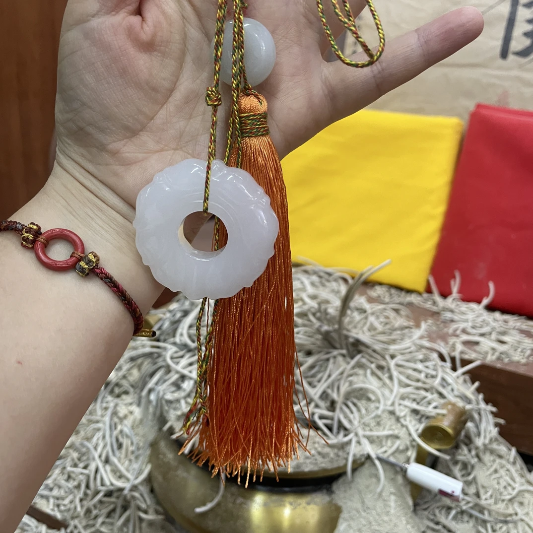 铜木质吊坠 玄晶文化连心贝才吊坠