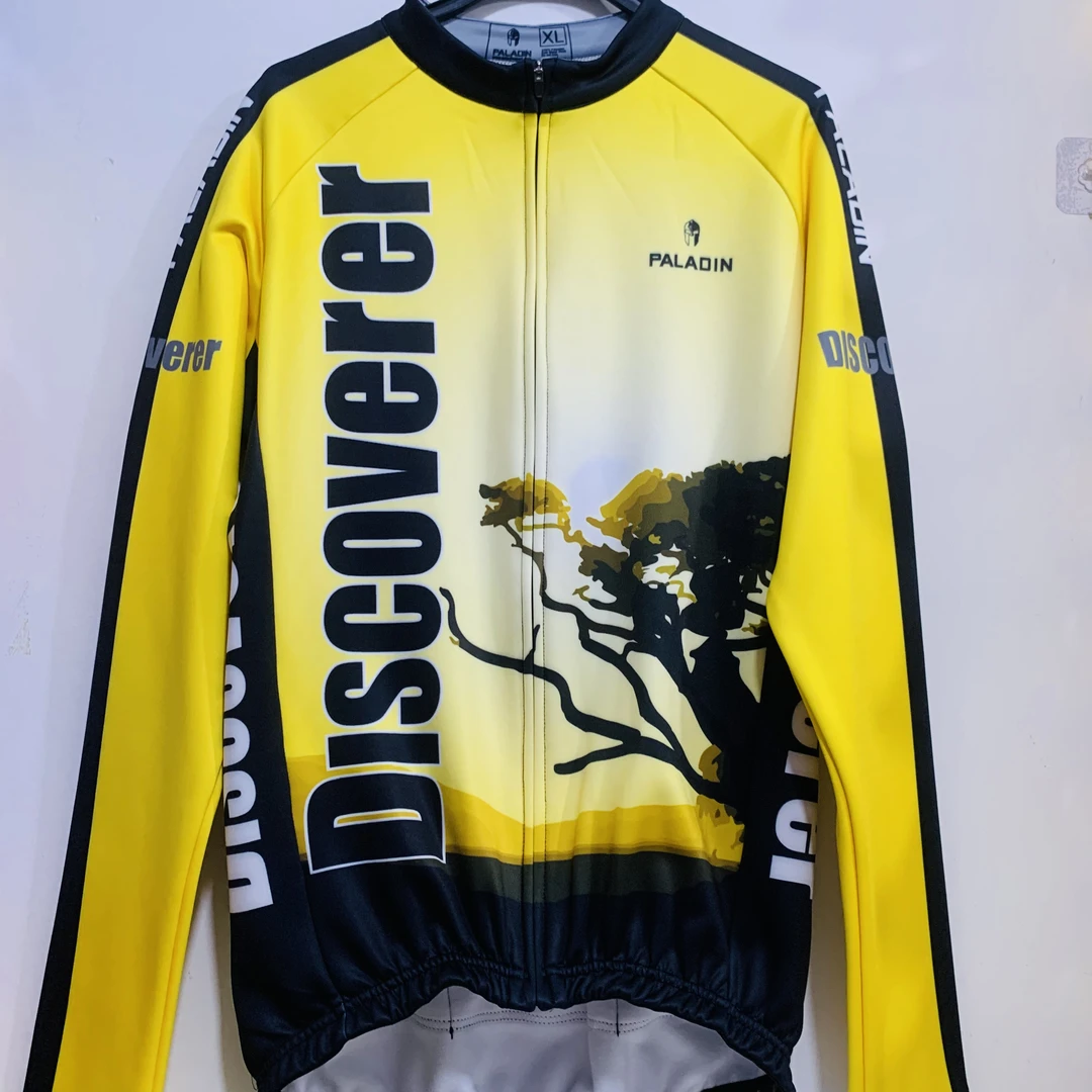 SQ 441【探索黄色抓绒长袖男士】ILPALADINO骑行服长袖春秋冬