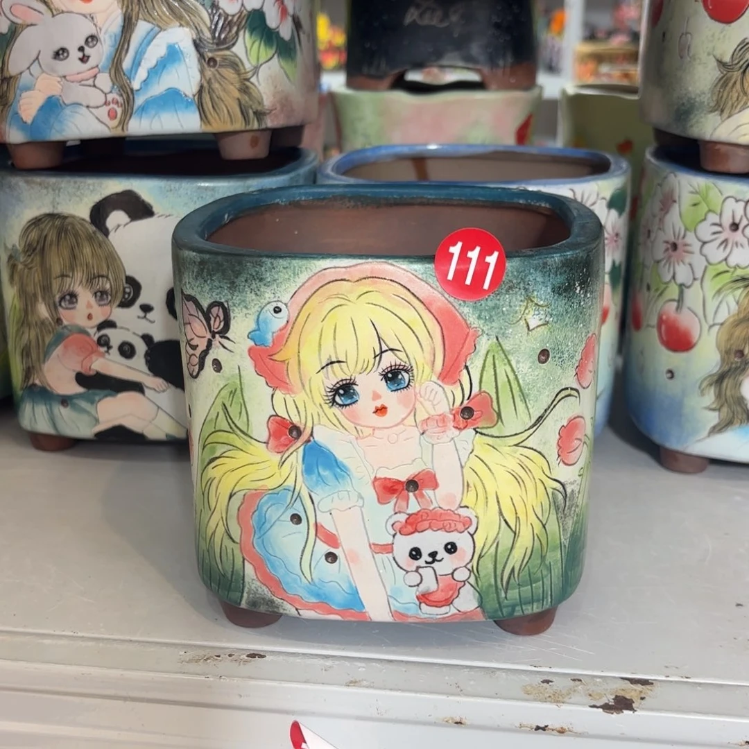 景德镇手绘花盆陶瓷12/12