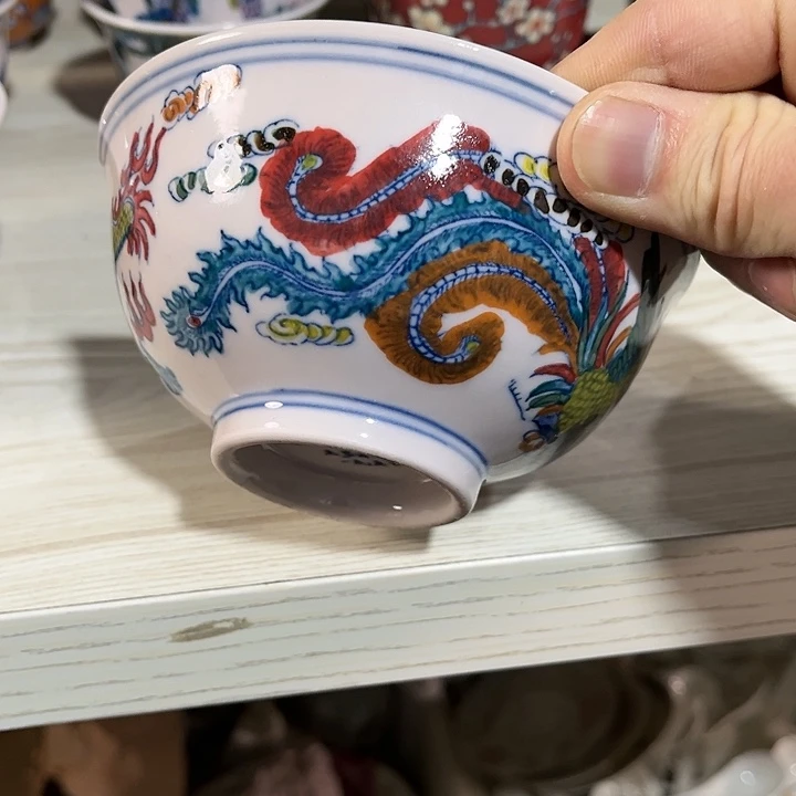 瓷片8*4//////直径12.5厘米。红。