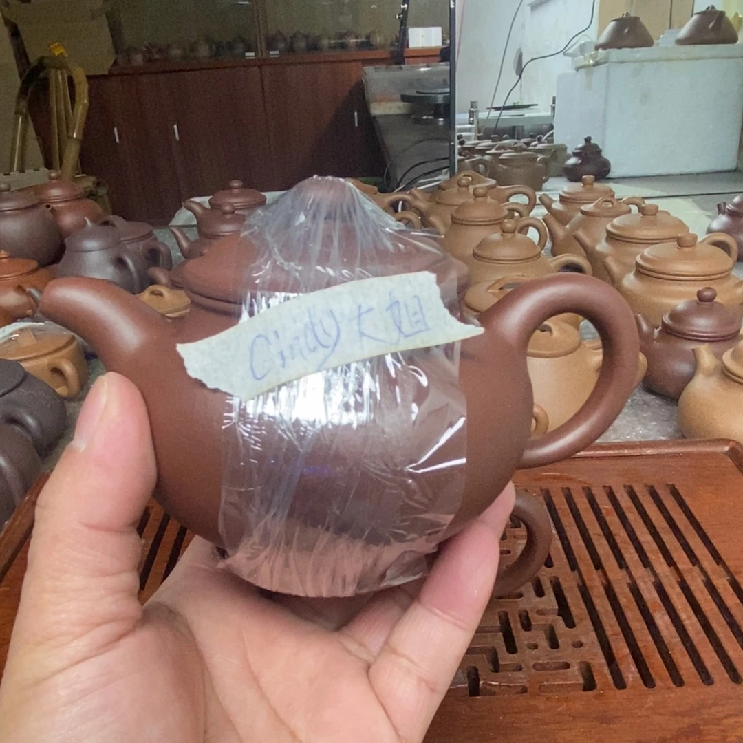 C***y紫砂茶壶底漕青零添加多只壶249cc微微瑕