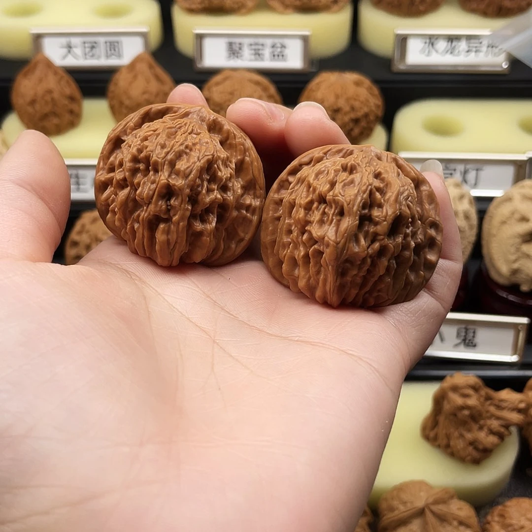 文玩核桃把件陌*兮四座楼730