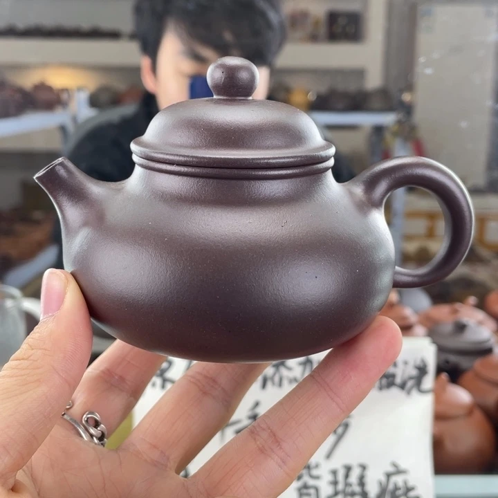 紫砂茶壶220cc老紫泥茶壶