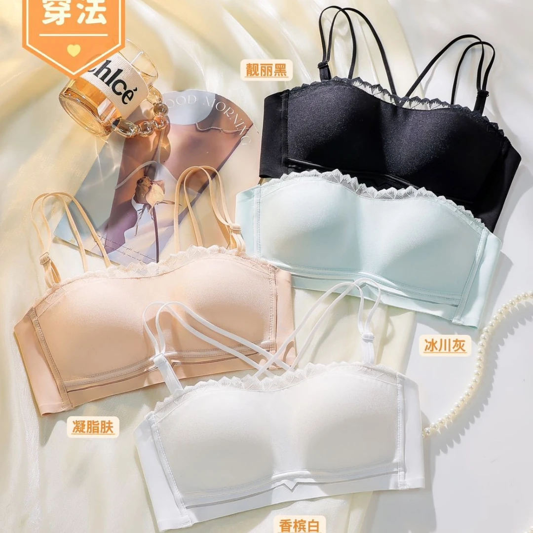003新号炸福利.无钢圈可拆卸式肩带文胸内衣文胸罩黑色