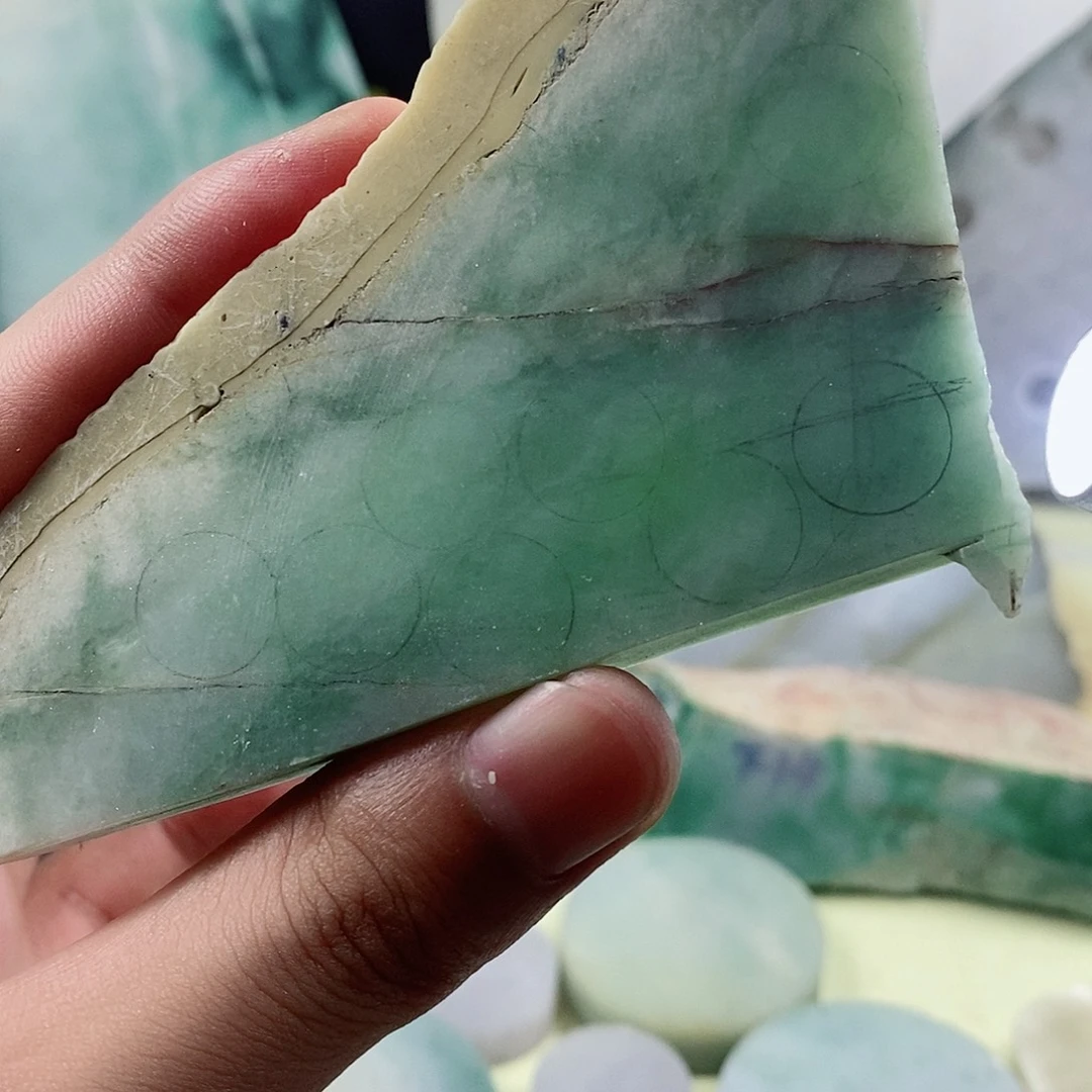 翡翠散珠天然缅甸翡翠a货10