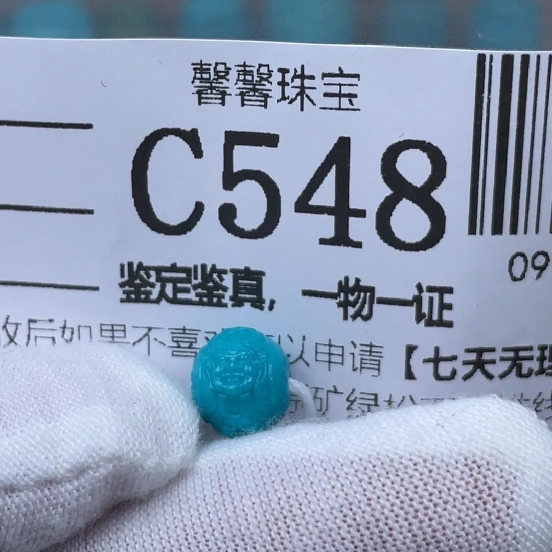 清***-绿松石未镶嵌颈饰