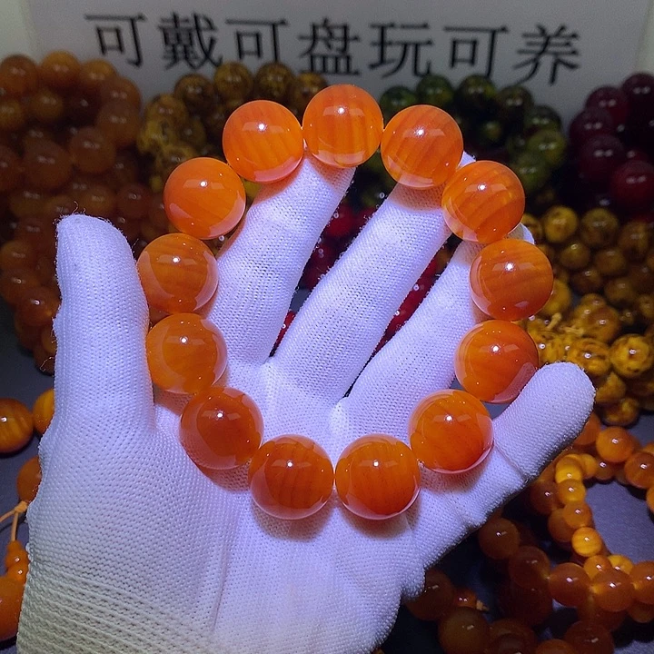 手串/手链松木（琥珀木）1.8 包浆高货