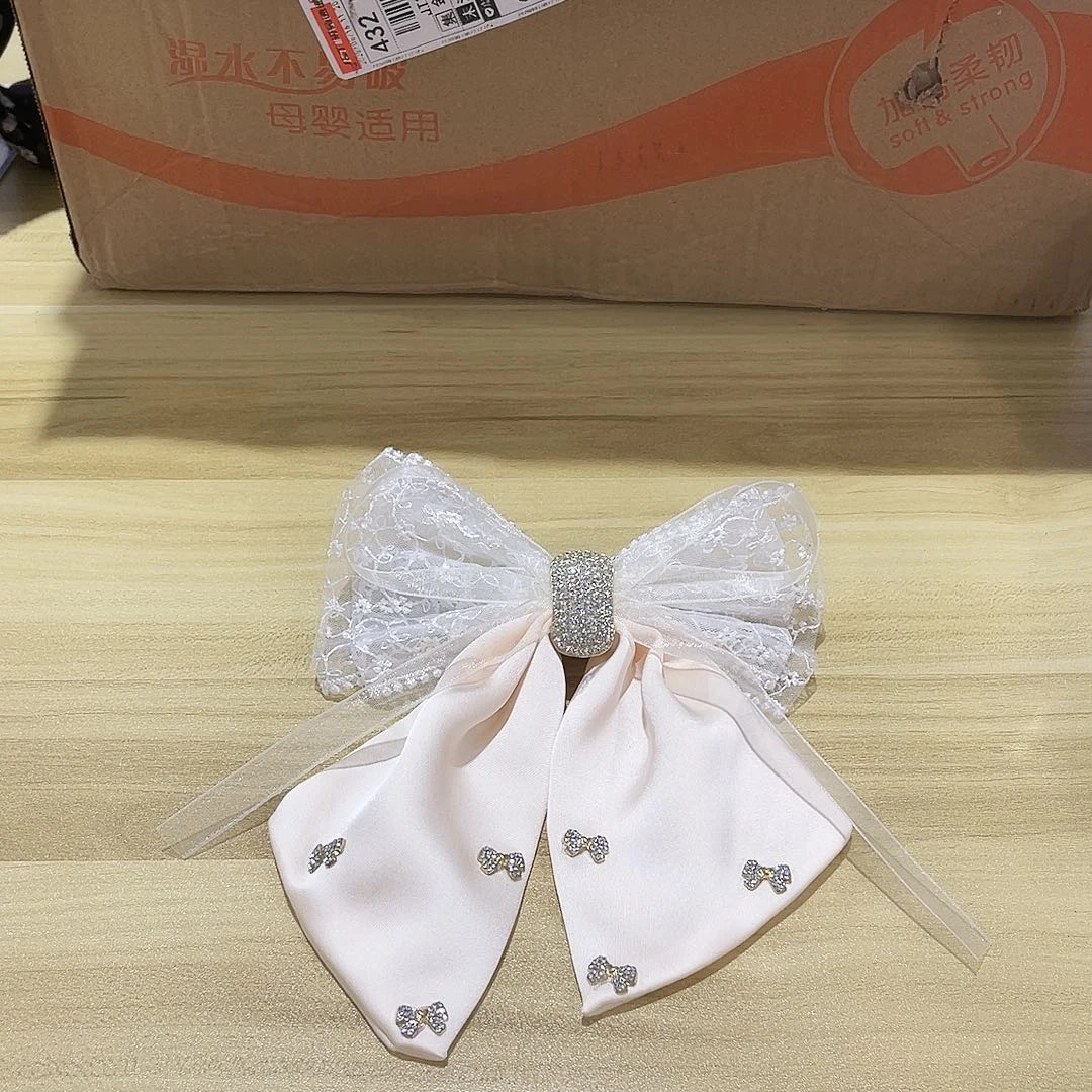 铁合金布艺蝴蝶结发夹
