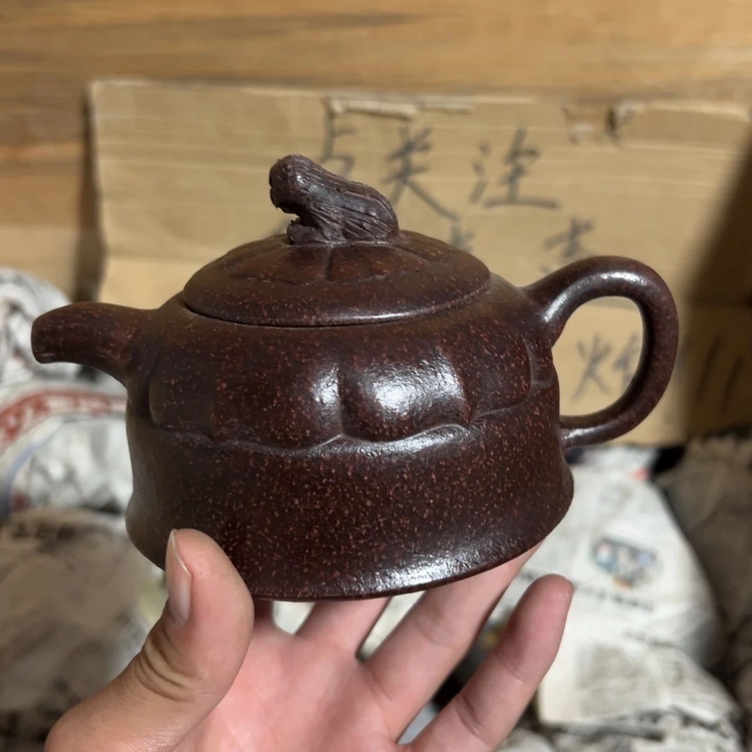 茶壶紫砂老厂紫砂壶一件！