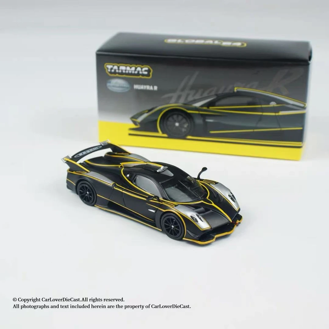 TW 1:64 帕加尼 Pagani Huayra 花雅 R 哑黑银 合金汽车模型收藏