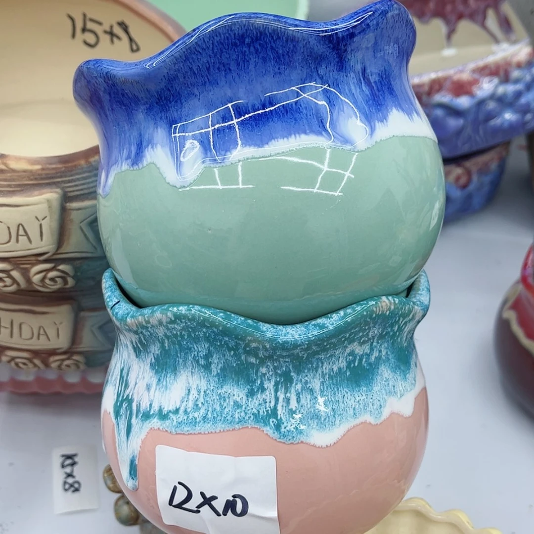 【闪购商品】陶瓷多肉绿植陶瓷花盆