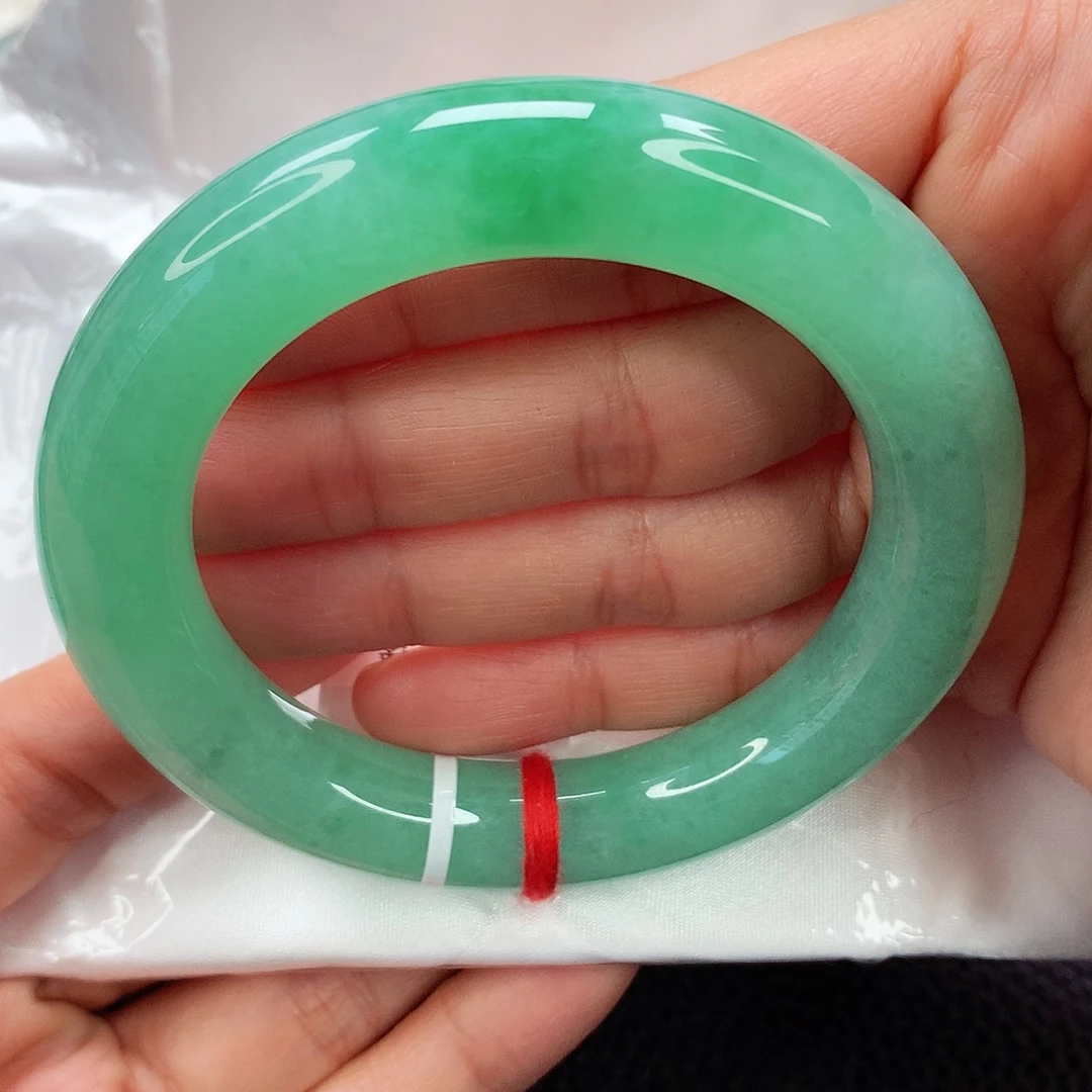 未镶嵌手镯翡翠55.5 双十二 绿胖子