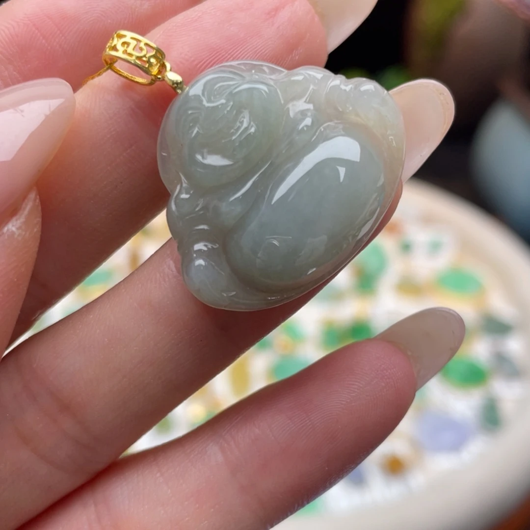 翡翠银S925镶嵌颈饰