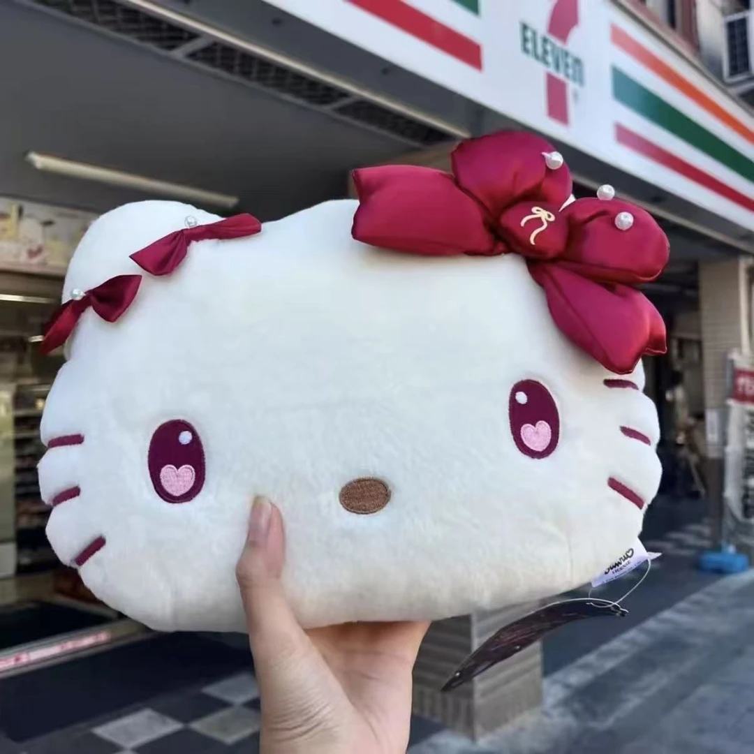 【台湾限定】HelloKitty 冬日巧克力系列 Kitty抱枕 玩偶猫潮玩抱枕