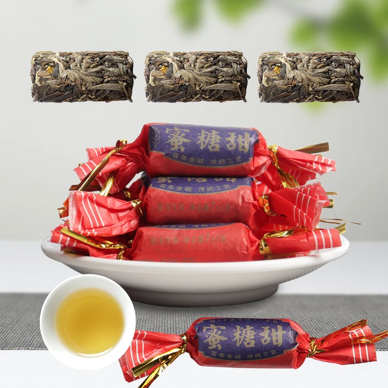 【百年全福號】蜜糖甜（奶糖型）生茶70克/盒（生茶006）