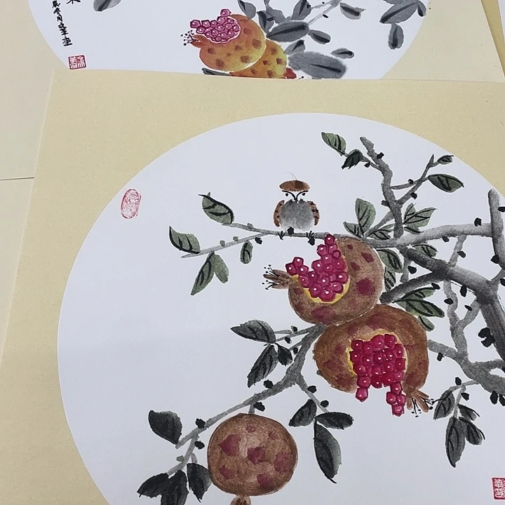 国画阿*儿仝文革老师作品 666666