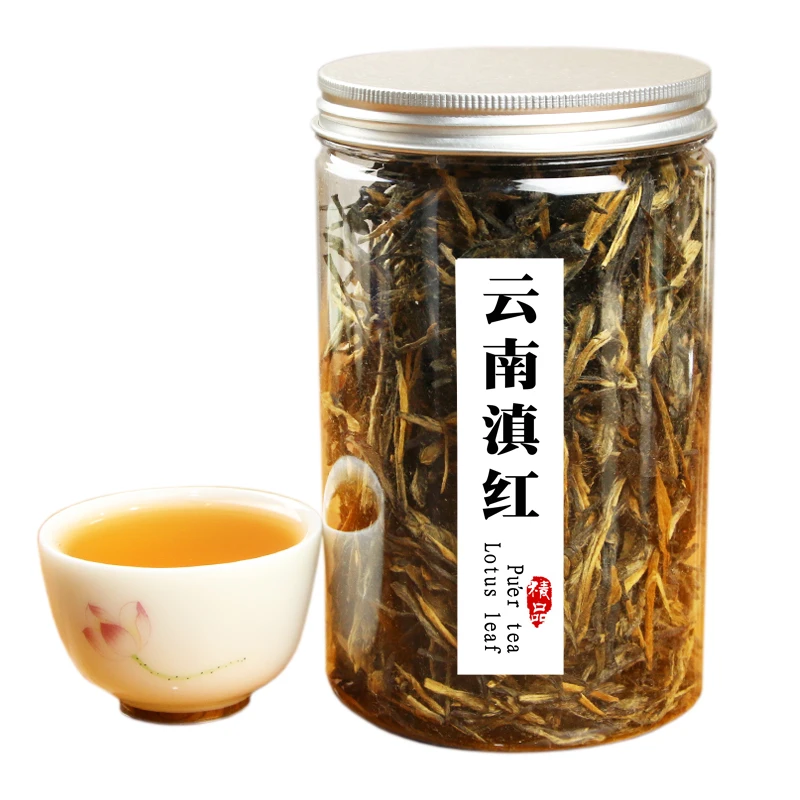 滇红茶原料 云南红茶 经典58 一芽一叶松针红茶 蜜香银针直条茶叶