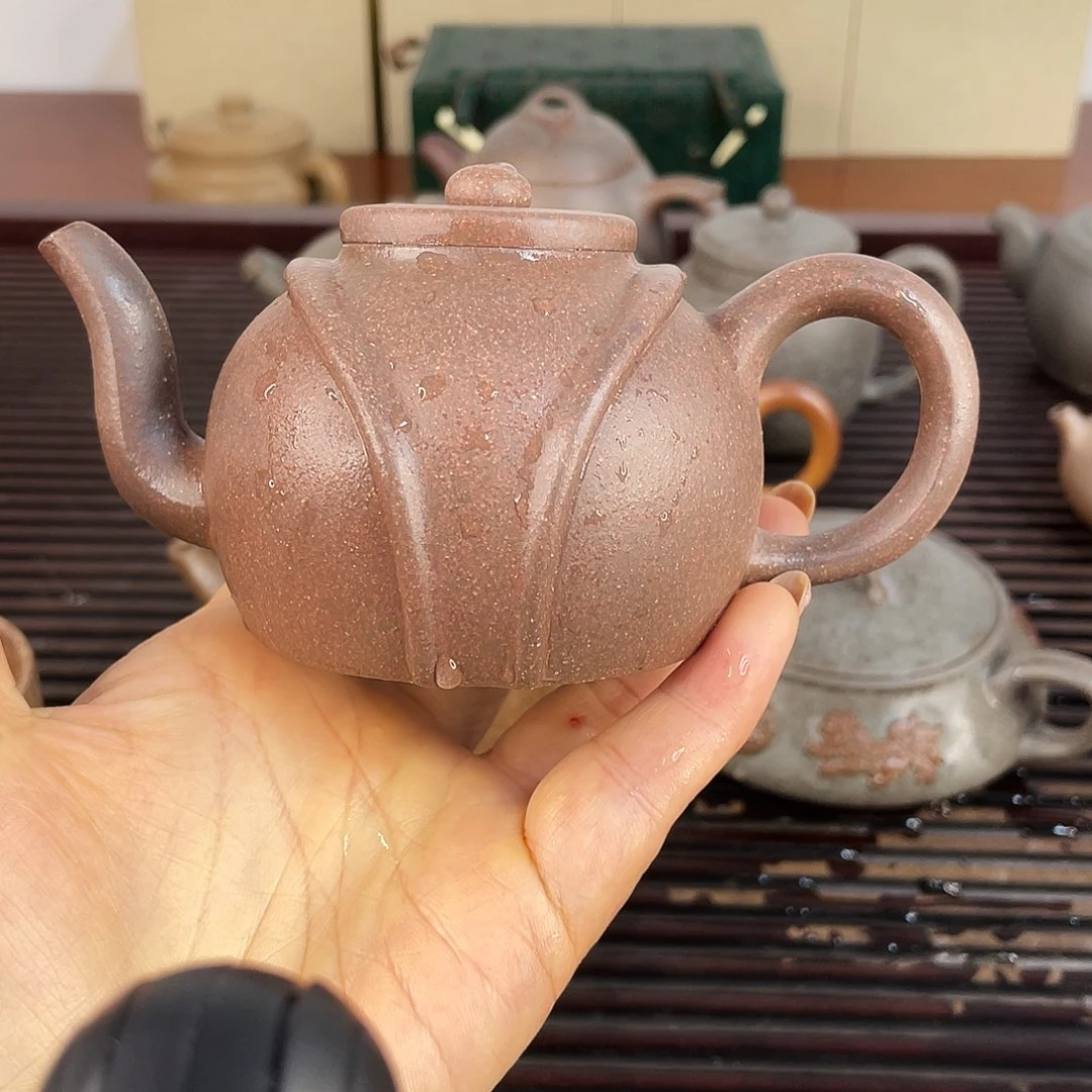 茶壶紫砂六拼半手工制作工艺