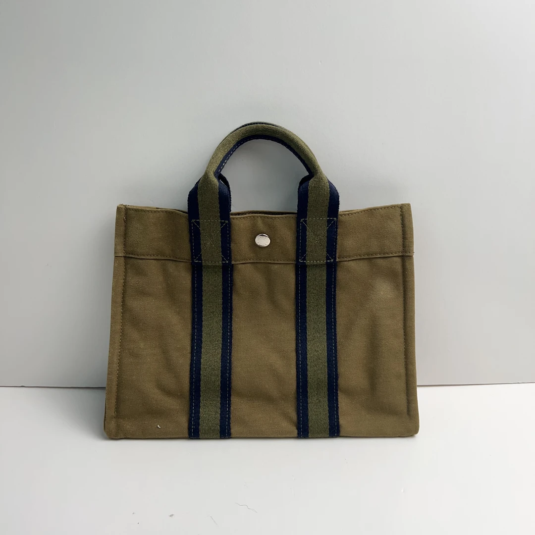 95新 Hermes/爱马仕 爱马仕绿色小号手提包
