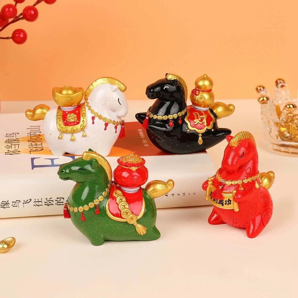 XL-276新品马力全开马年国潮小摆件可爱桌面装饰伴手礼小马礼品