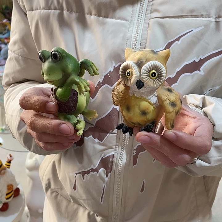 树脂样品样品样品青蛙猫头鹰