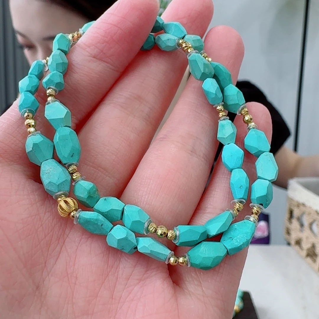 未镶嵌绿松石珠宝奇石