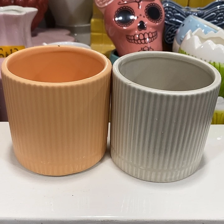 陶盆有孔 瑕疵针孔漏釉介意勿拍外口 8外高8