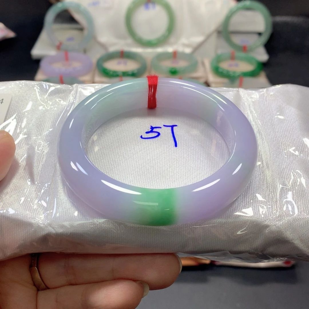 未镶嵌手镯翡翠57圈口