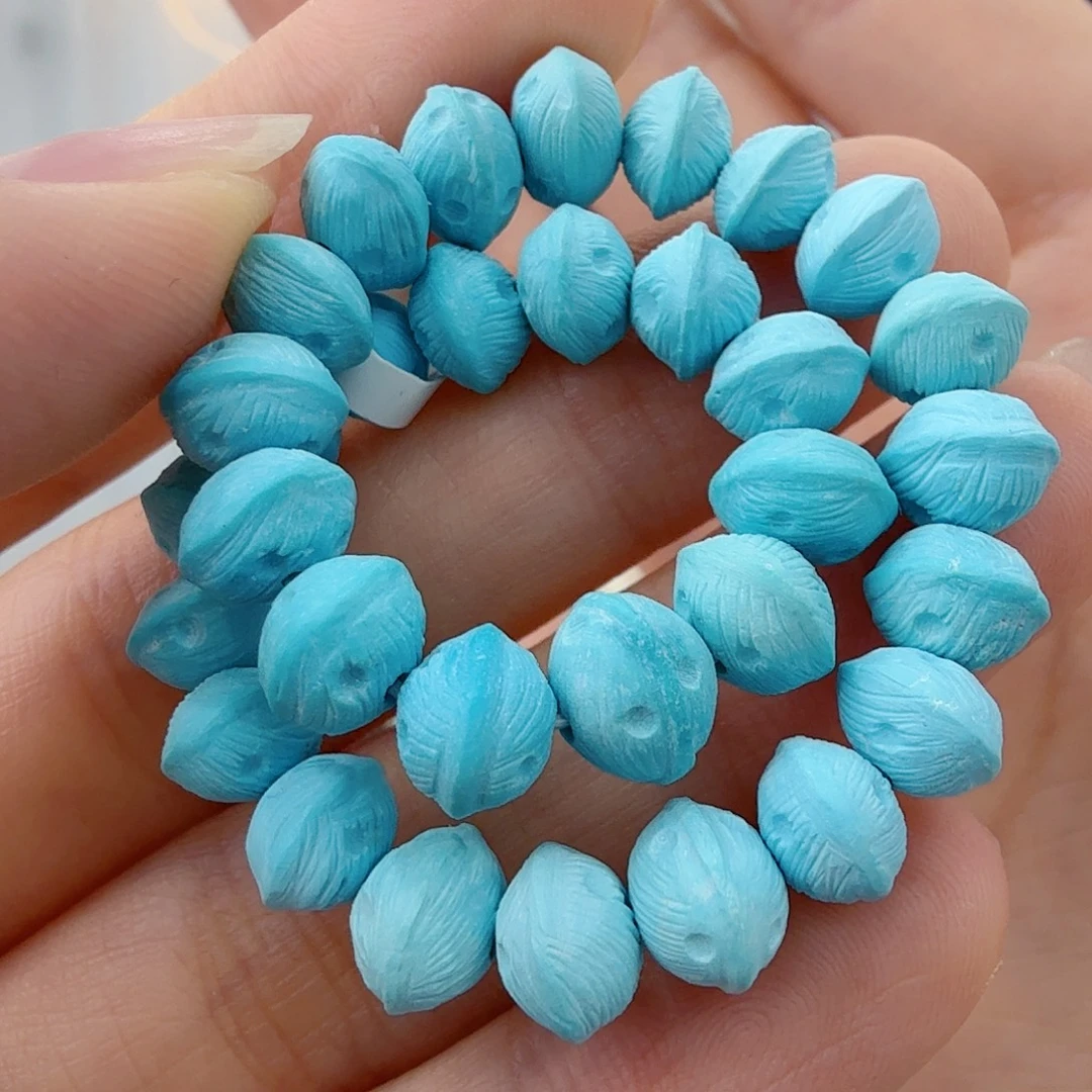 绿松石未镶嵌珠宝半成品