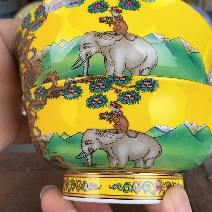 景德镇陶瓷藏式茶碗
