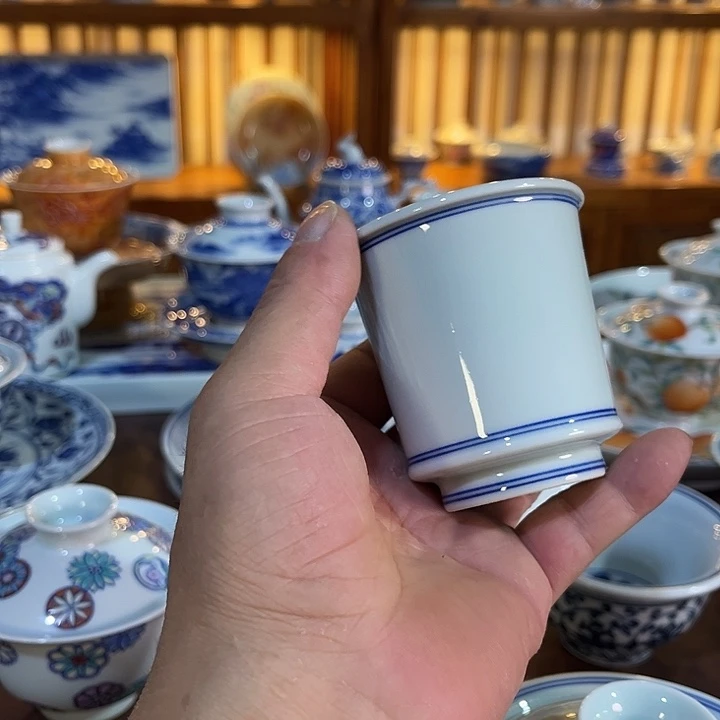 錡镇堂手工手绘杯