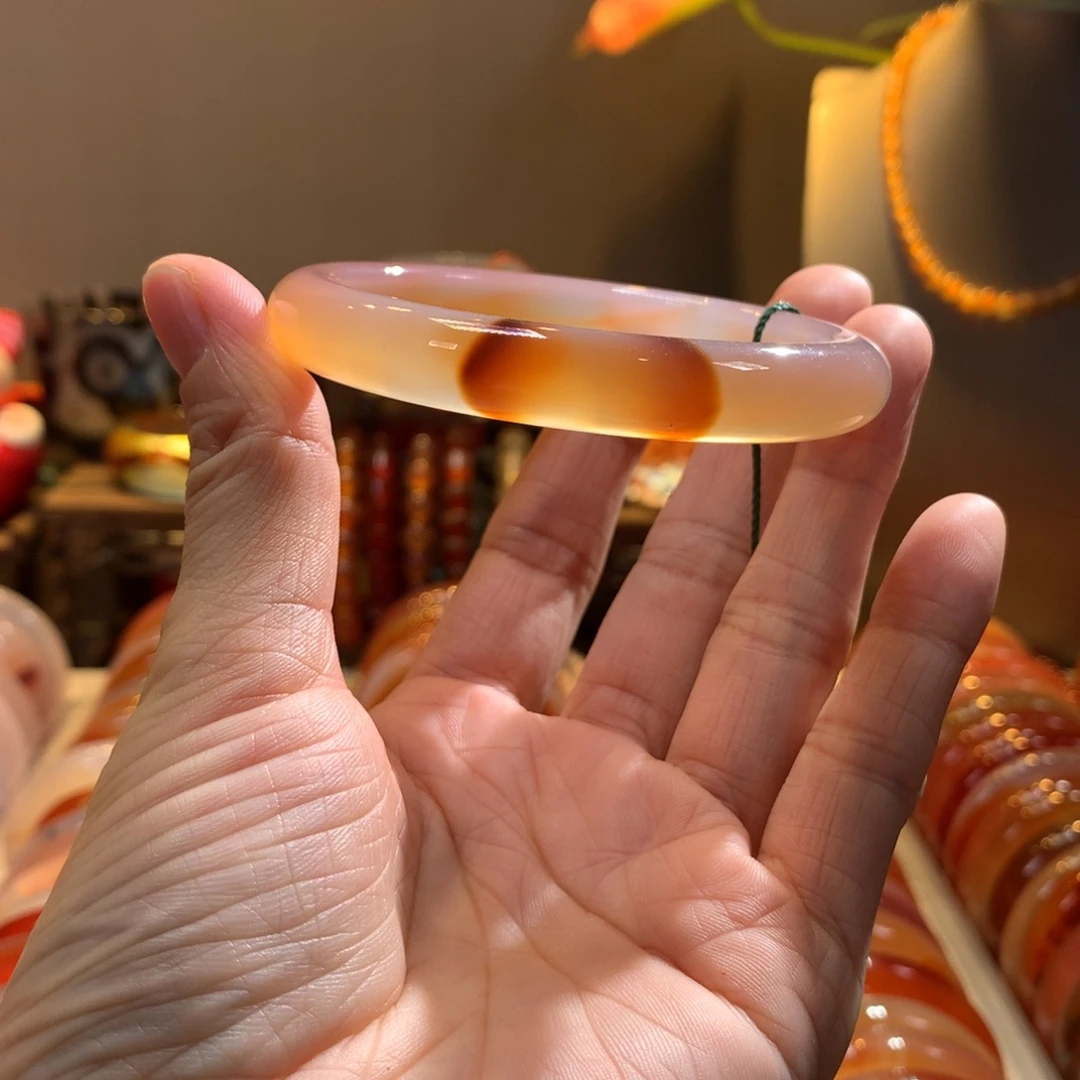 玛瑙/玉髓未镶嵌手镯16号