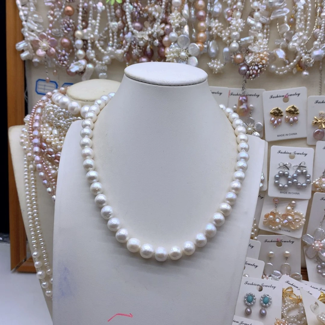 独****合金淡水珍珠耳饰项链