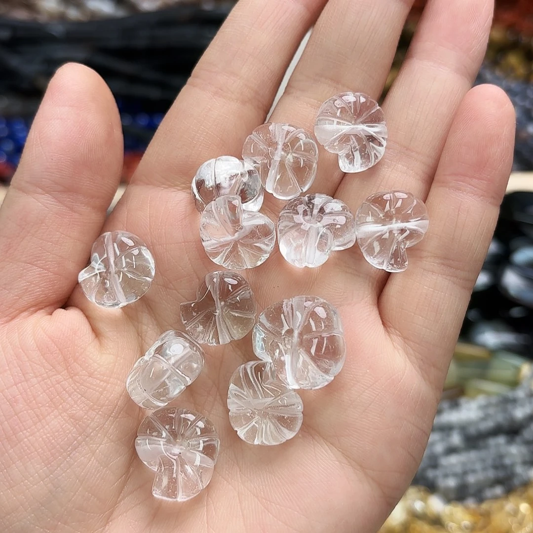 玛瑙/玉髓未镶嵌珠宝半成品白水蜗牛2颗