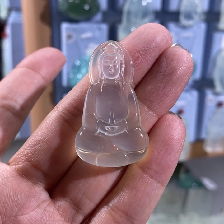 岫玉未镶嵌颈饰吊坠